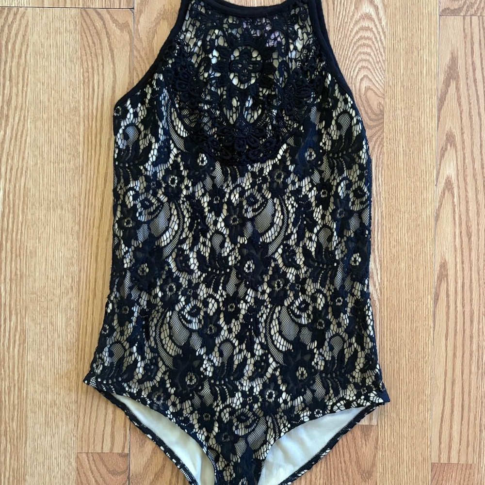 Black Lace Bodysuit